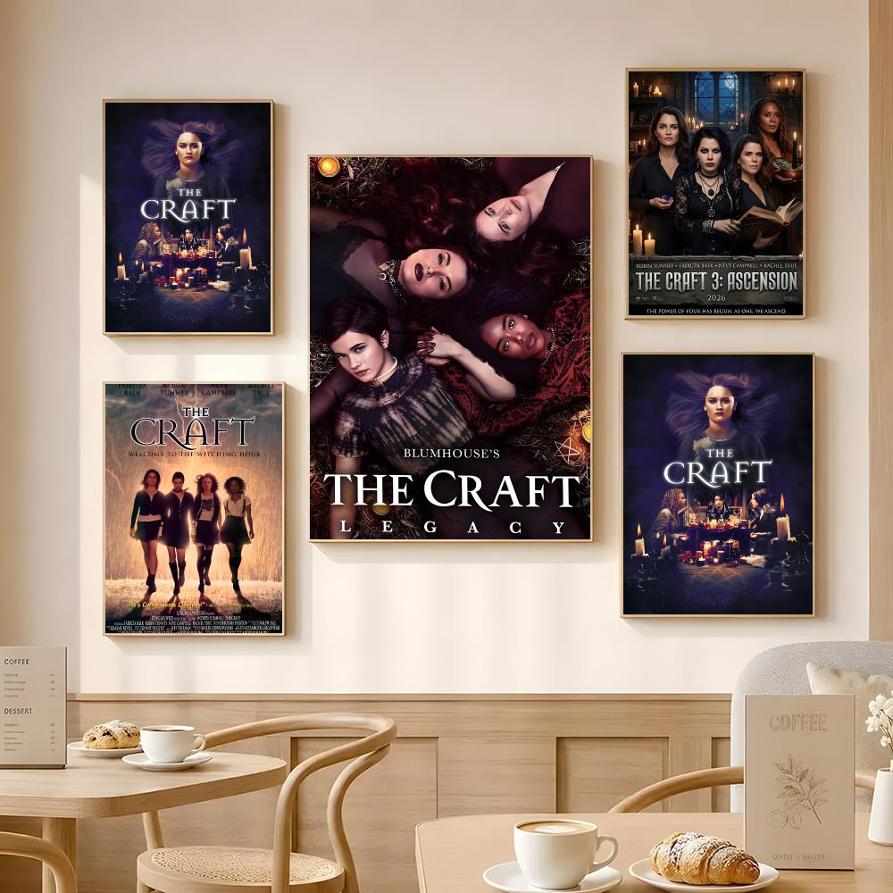 Art Craft Bar - Film „The Craft“-Poster, selbstklebendes Kunstpapier, wasserfester