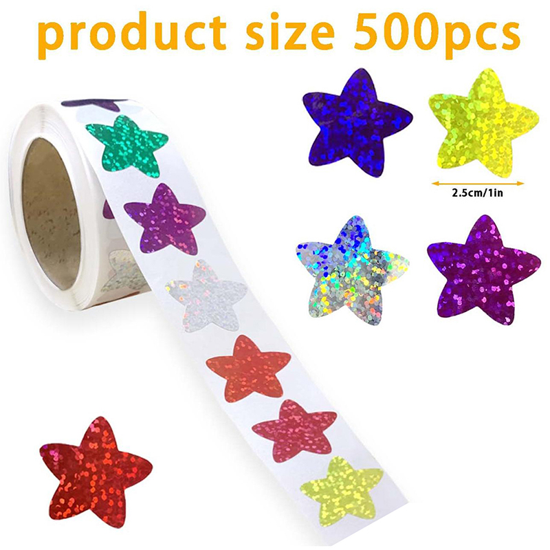 500 Stück/Rolle bunte Sternauf – School Of Art X Craft Bewertung und Preis