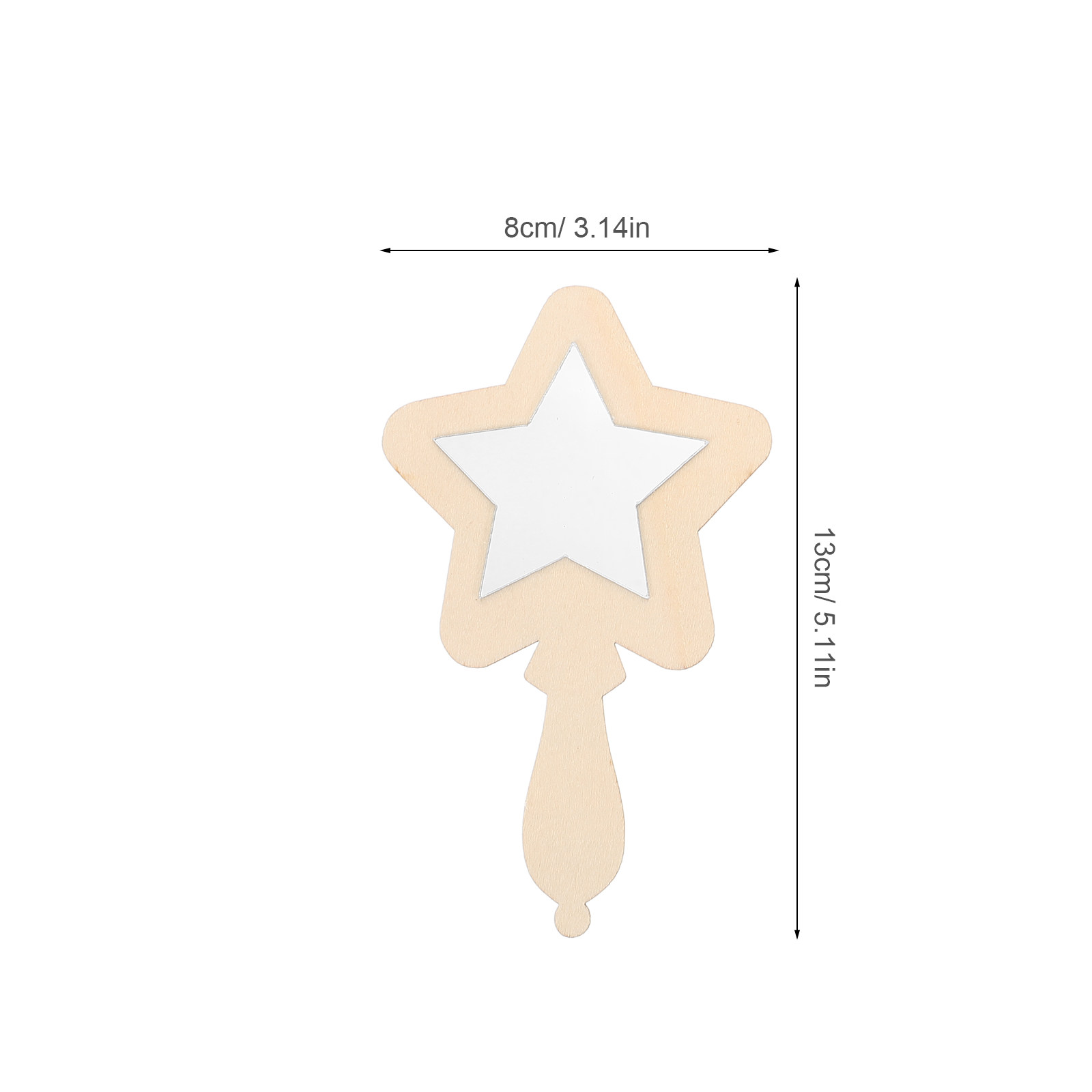 10 Stück kleine Holzspiegel, u – Art And Craft For Nursery Bewertung und Preis